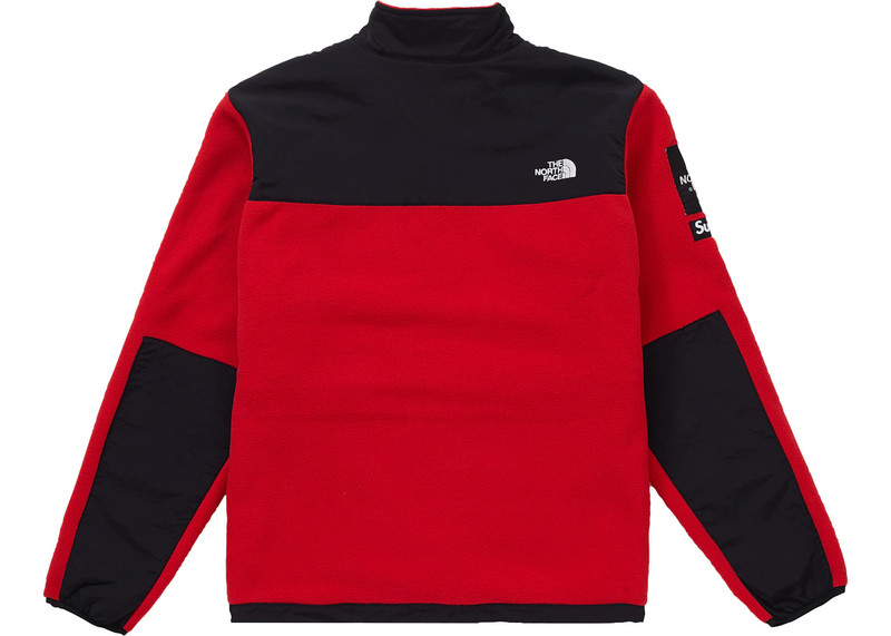 Supreme Supreme The North Face Arc Logo Denali Fleece Jacket Red outlook