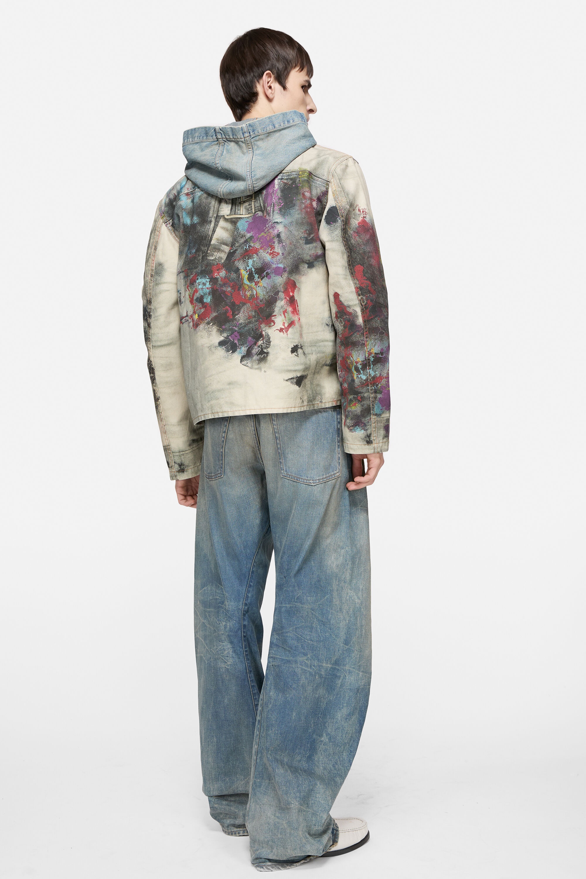 Jacket Trompe L'oeil Print - White/multi - 3