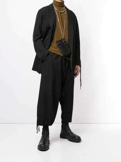 Yohji Yamamoto single-breasted blazer outlook