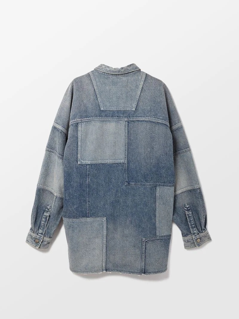 PATCHWORK DENIM SHIRT 8