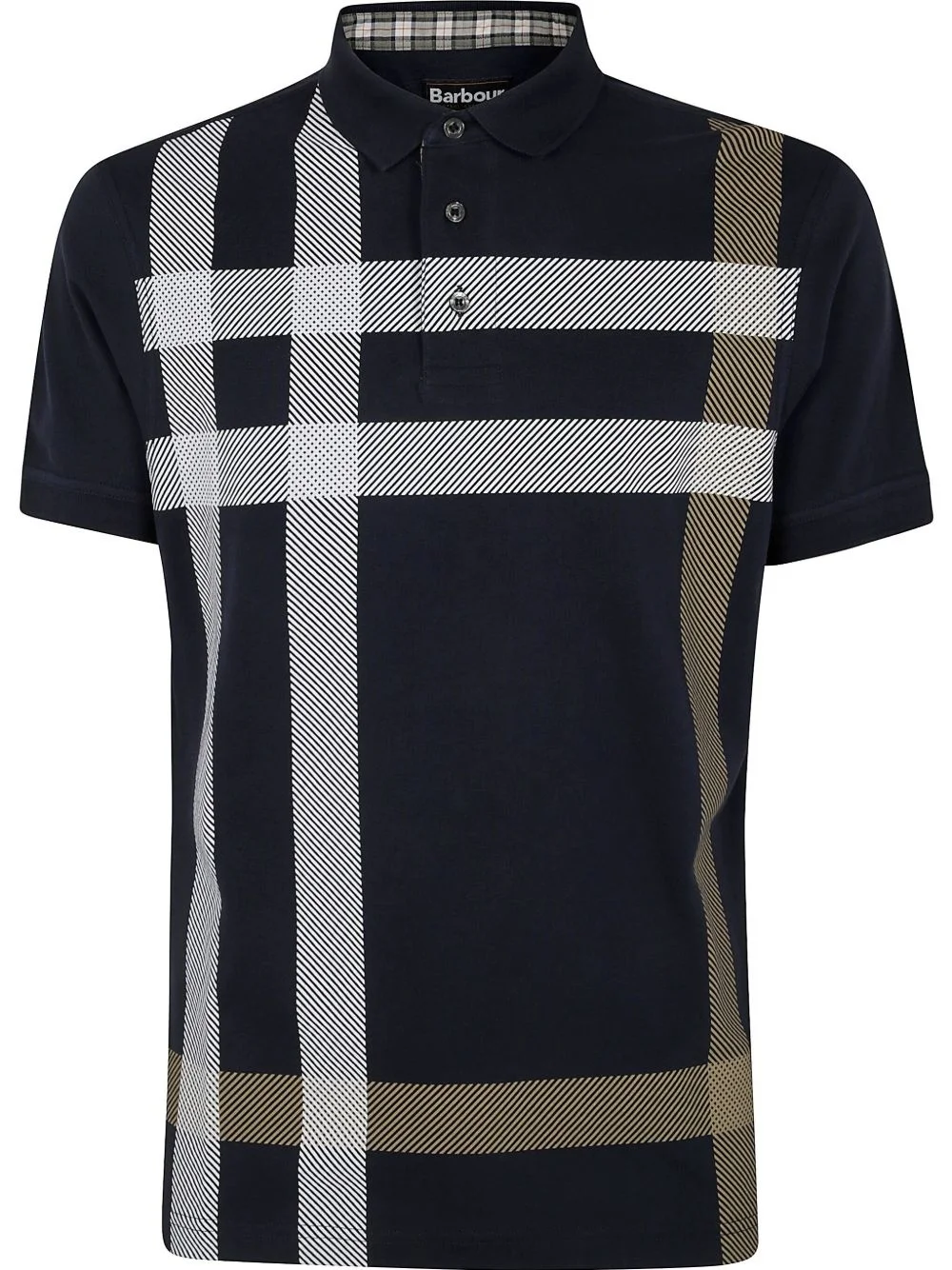 checkered polo shirt - 1