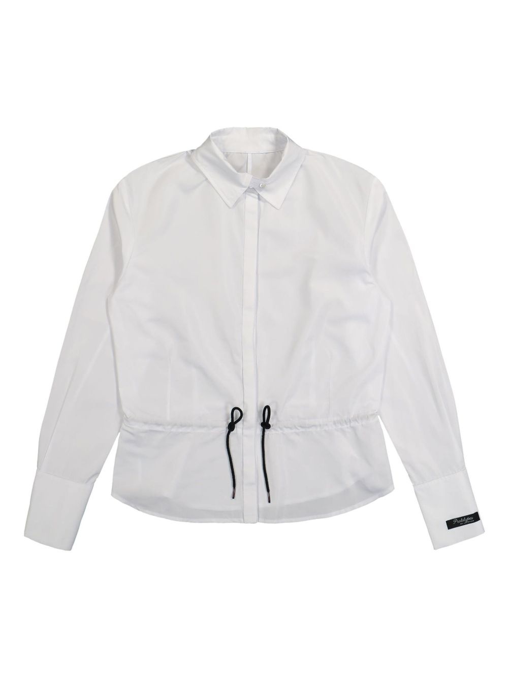 Shoelace poplin shirt - 1