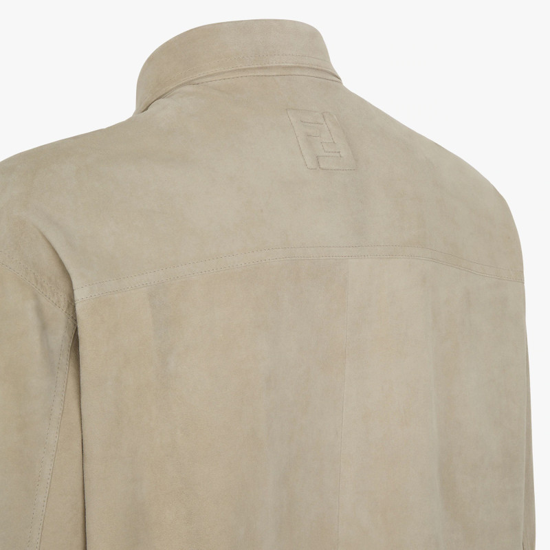 Beige suede shirt 3