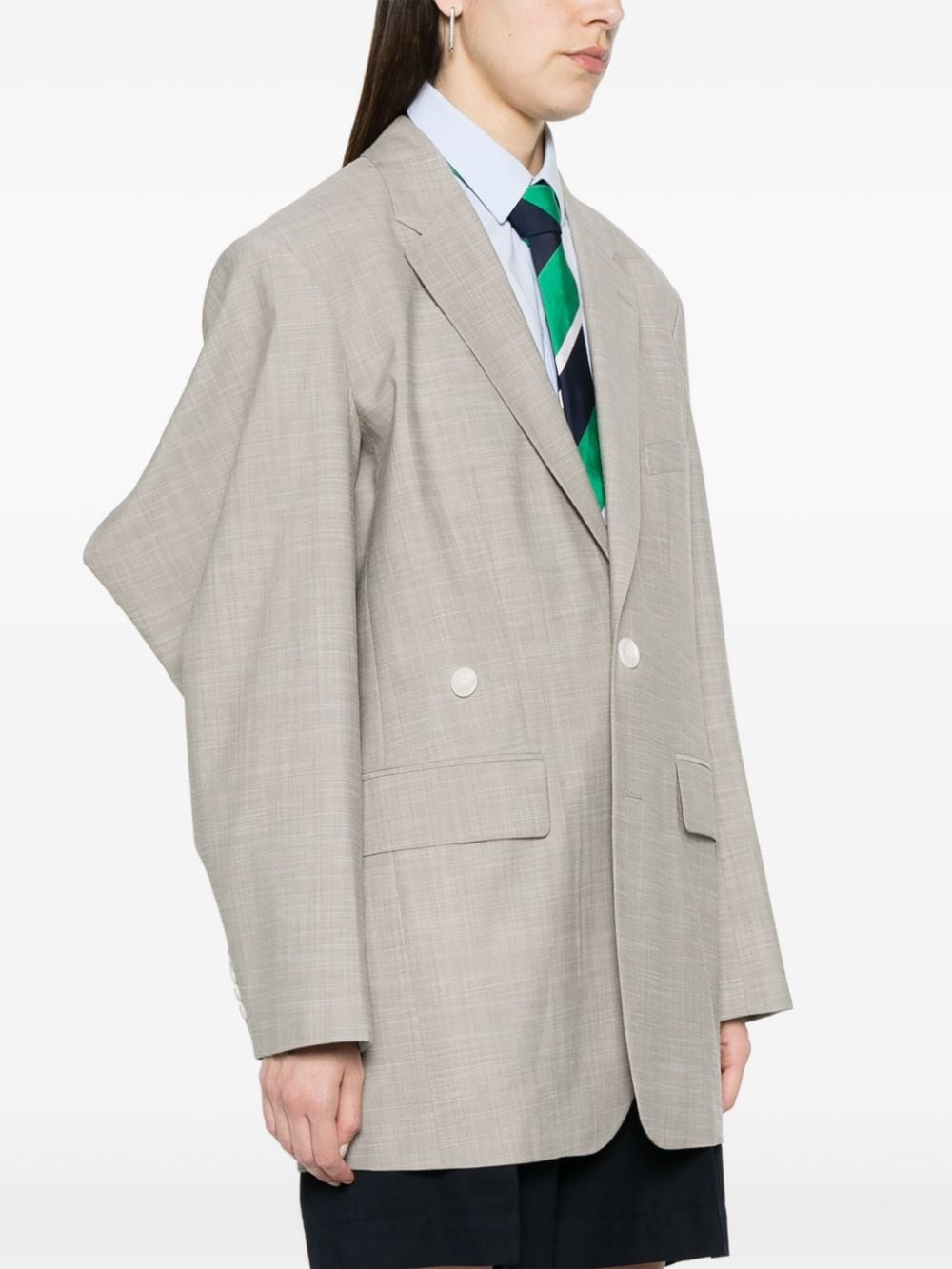 double-breasted blazer - 3