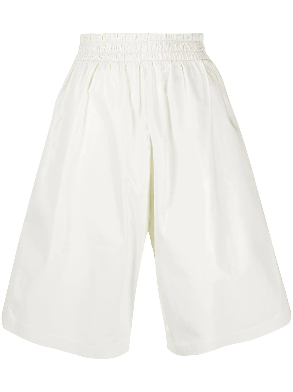 wide leg knee-length shorts - 1