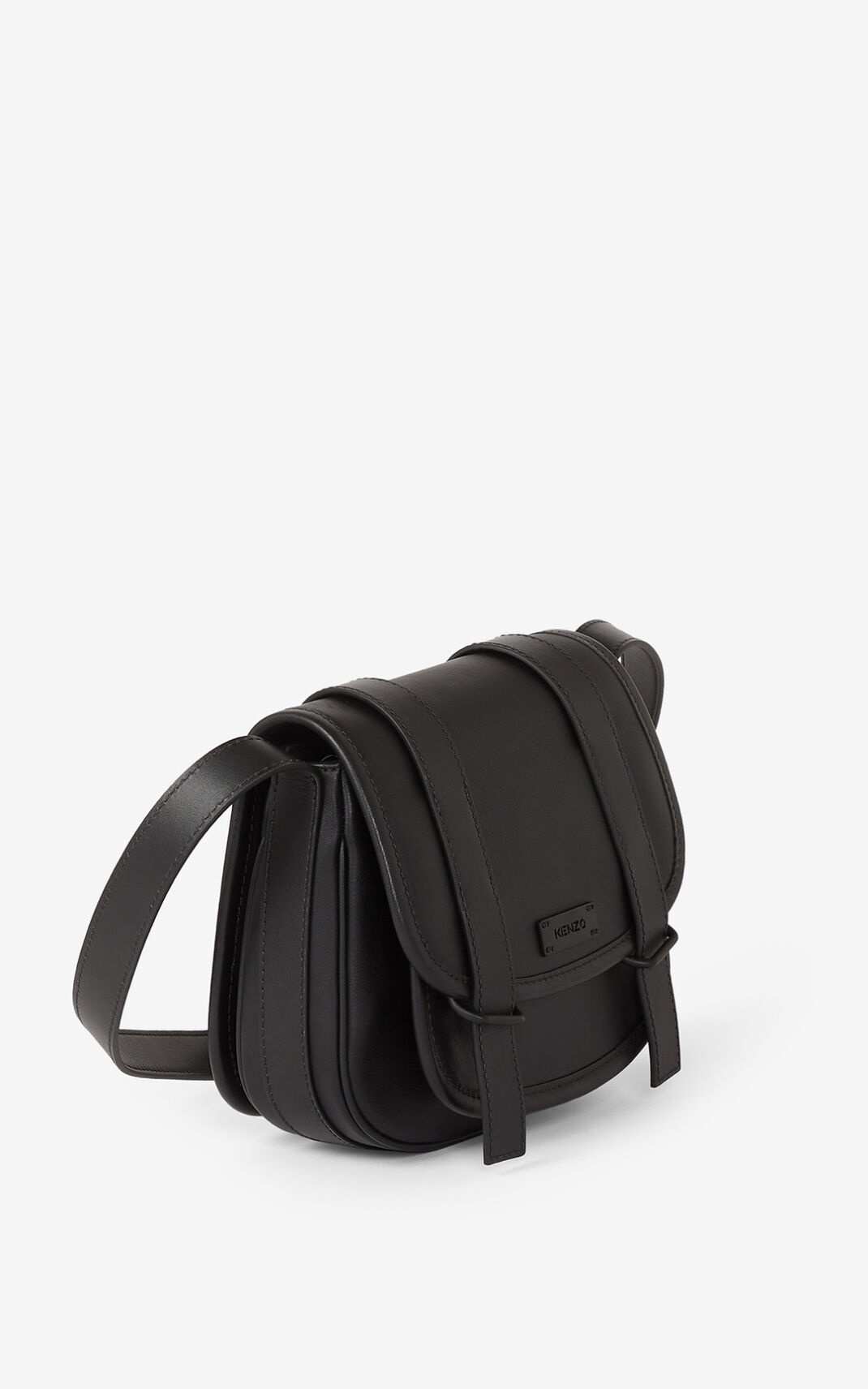 Courier small leather messenger bag - 4