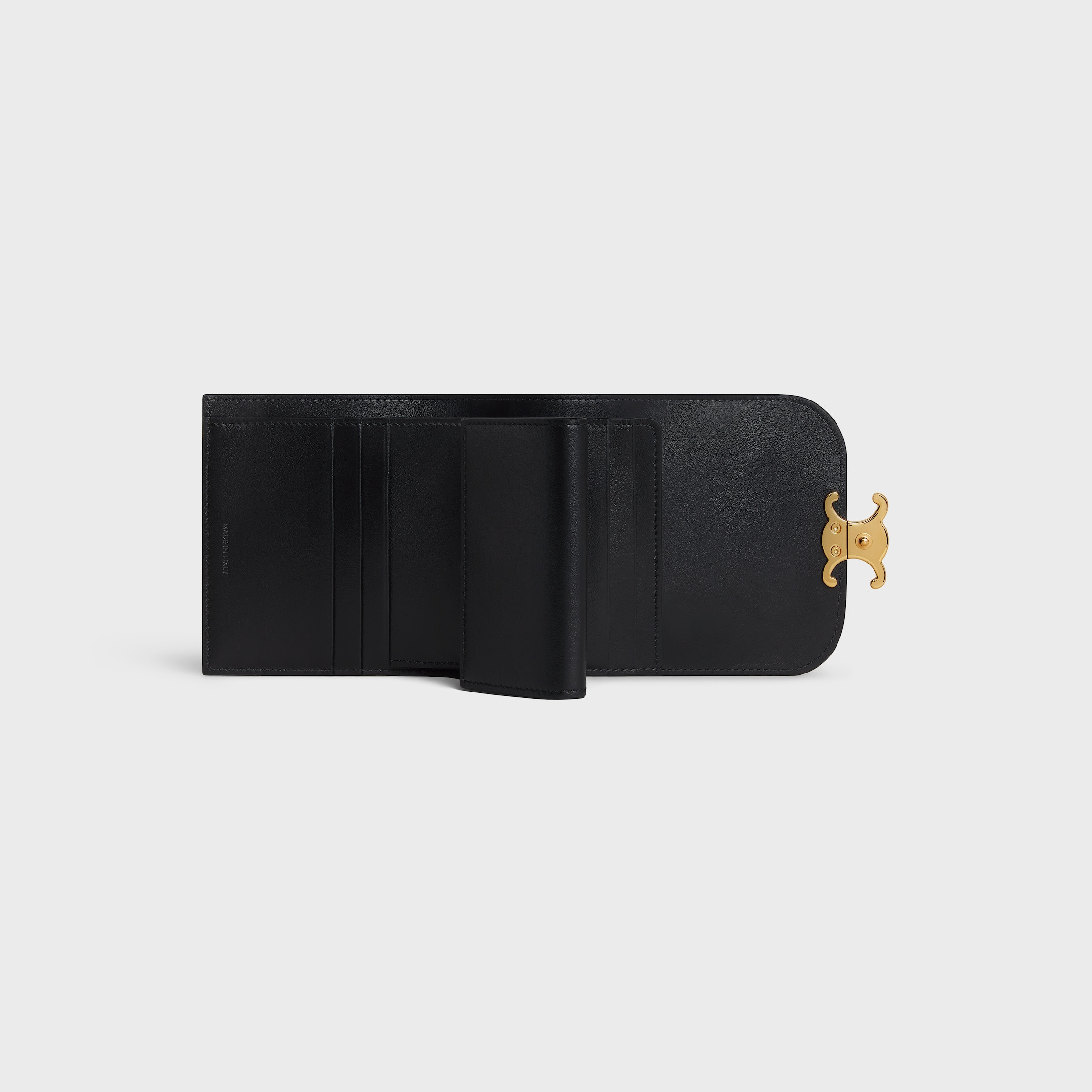 Small Wallet TRIOMPHE in Shiny calfskin - 4