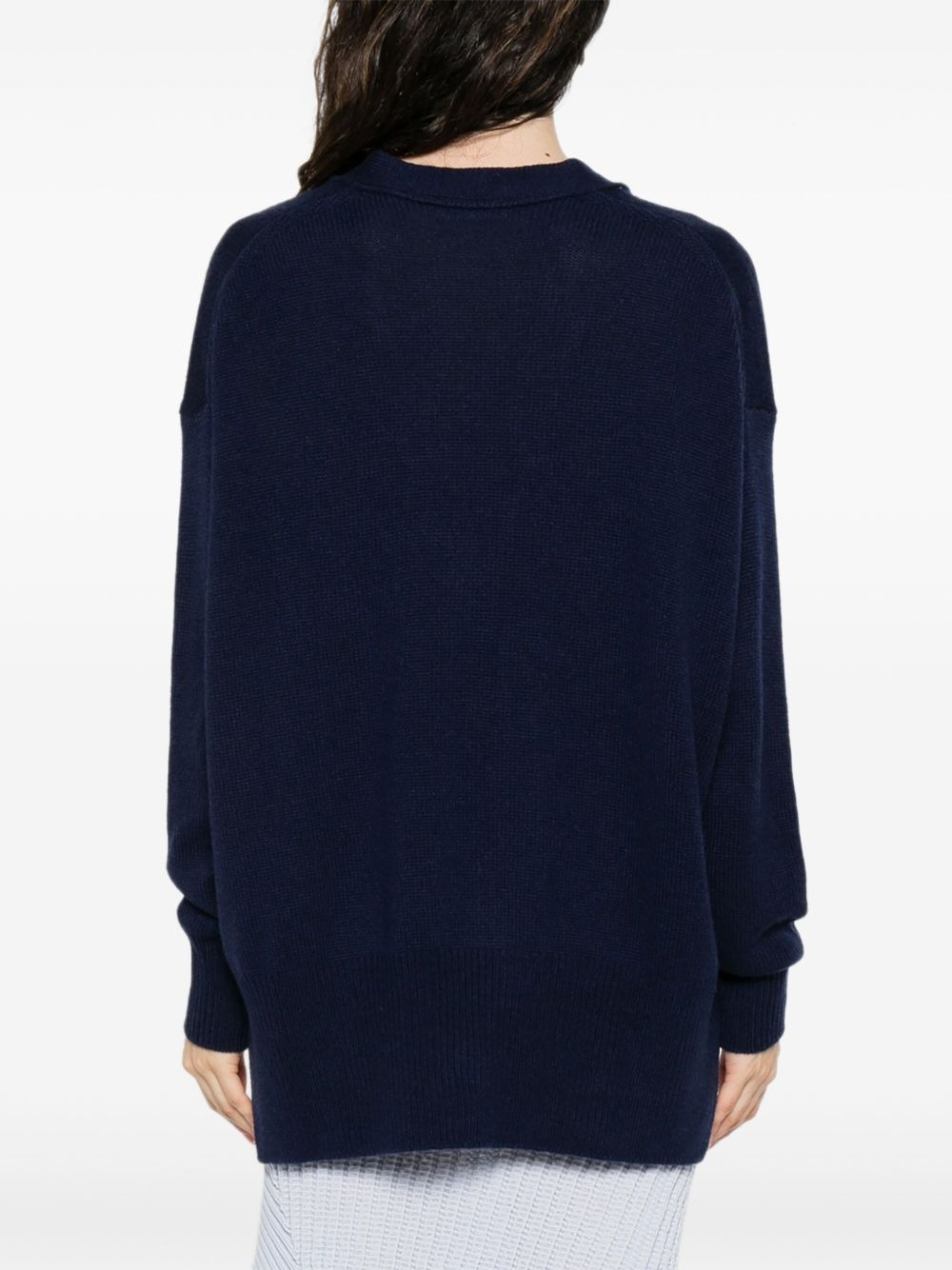 button-front cashmere cardigan - 4