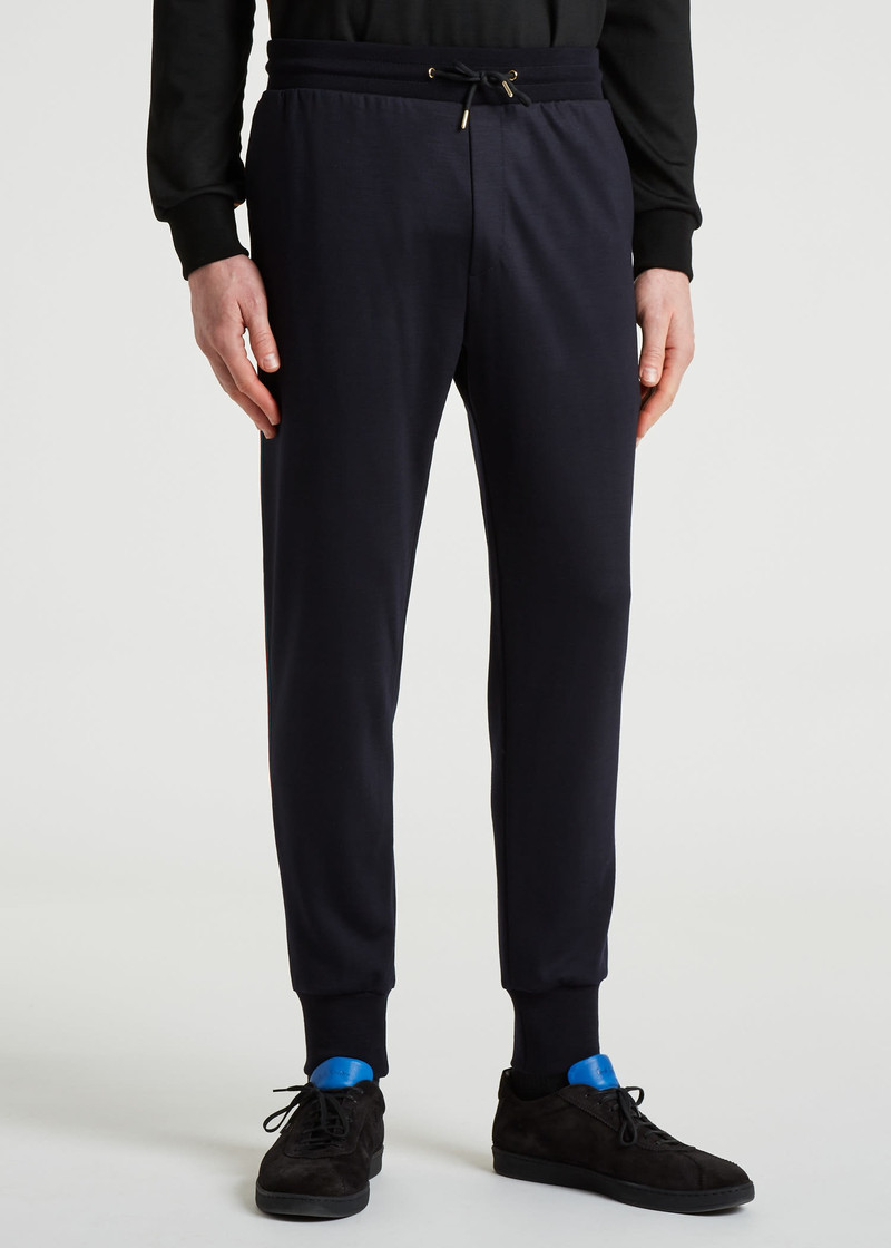 Washable Wool 'Signature Stripe' Sweatpants 5