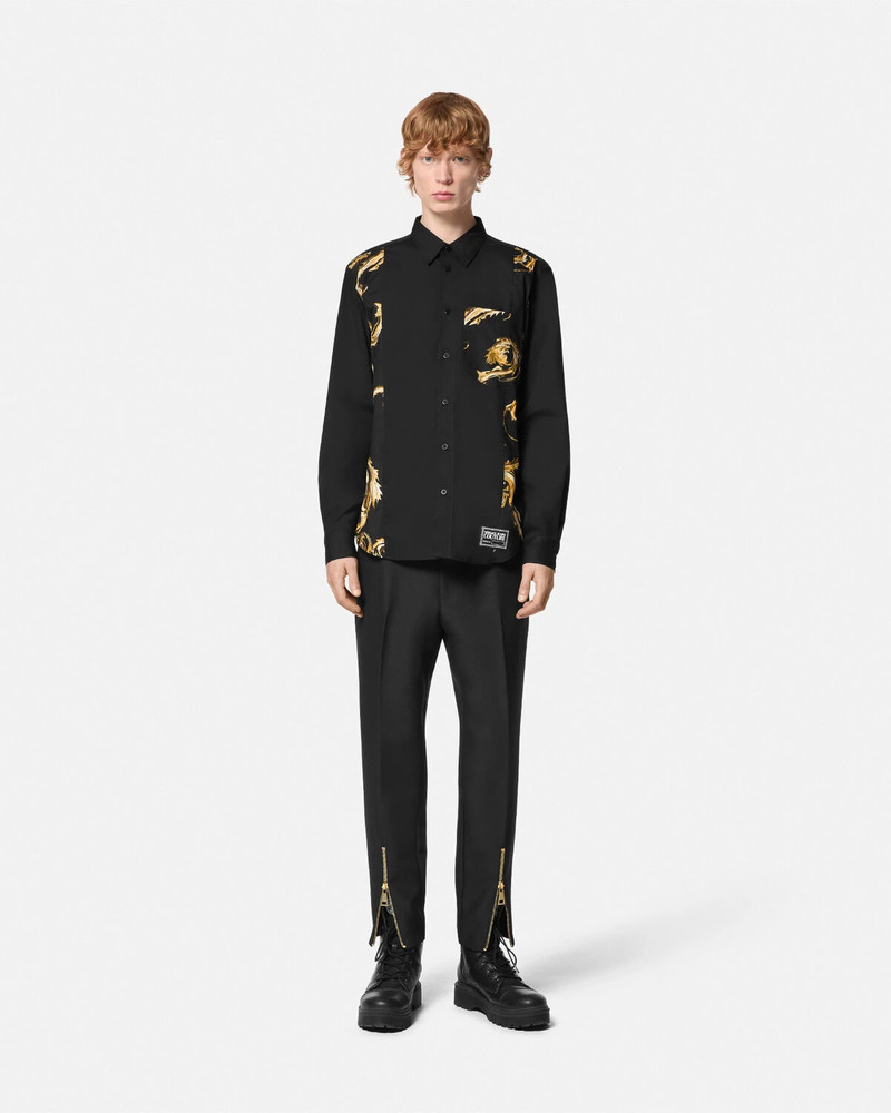 VERSACE JEANS COUTURE Chromo Couture Paneled Regular-Fit Shirt outlook