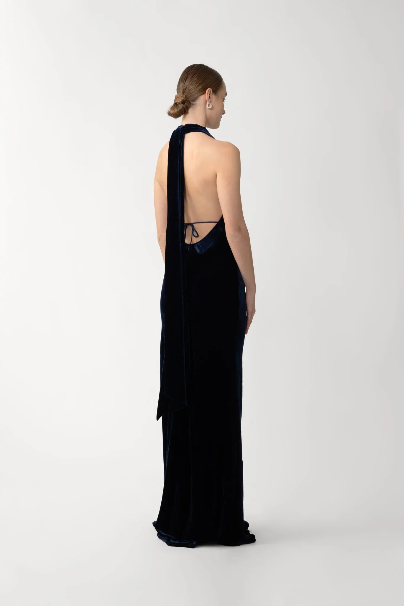 PEARL VELVET GOWN - 5
