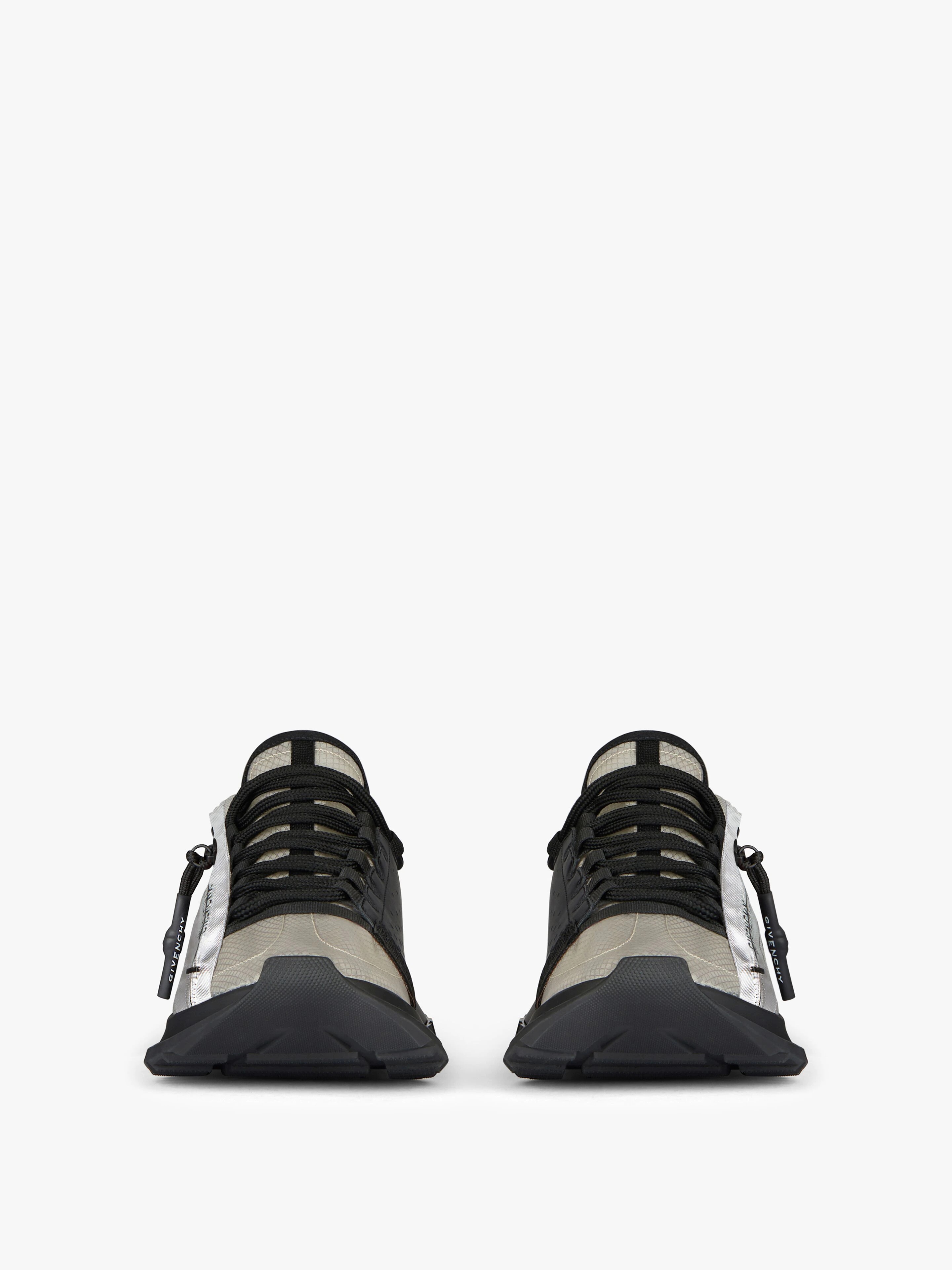 SPECTRE SNEAKERS IN MESH AND LEATHER WITH ZIP - 2