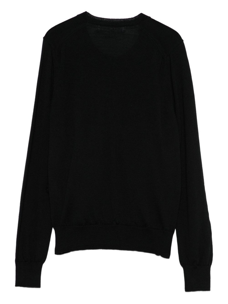 Comme Des Garçons layered-ruffle cardigan outlook