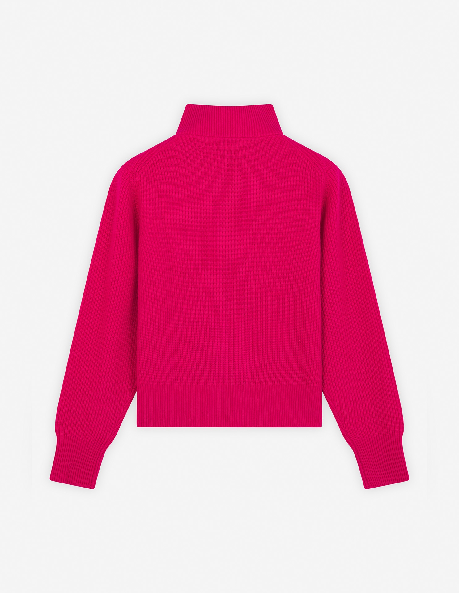 BOLD FOX HEAD PATCH RIBBED ZIPPED CARDIGAN - 6