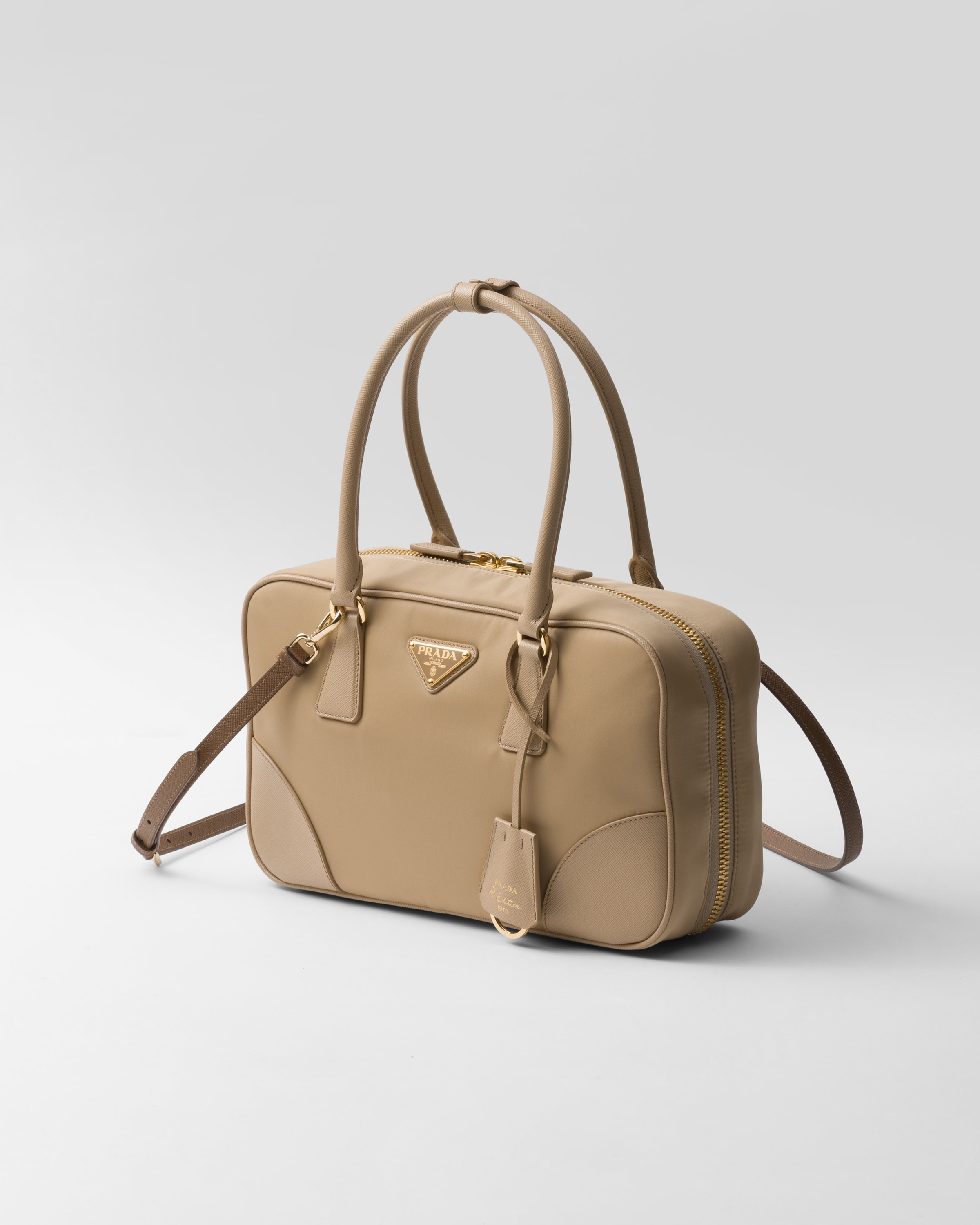 Prada Re-Edition 1978 medium Re-Nylon and Saffiano leather two-handle bag - 3