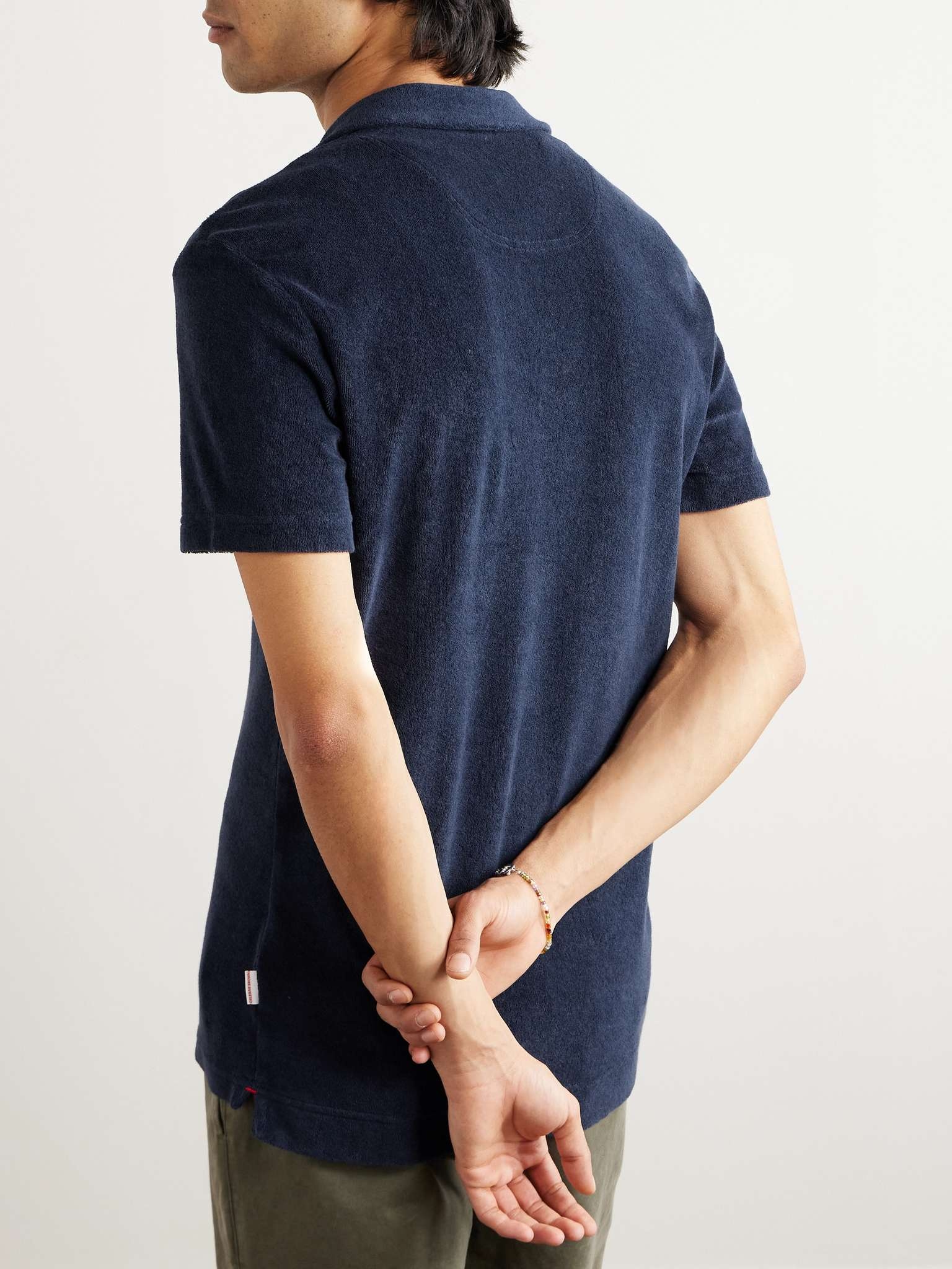 Cotton-Terry Polo Shirt - 3