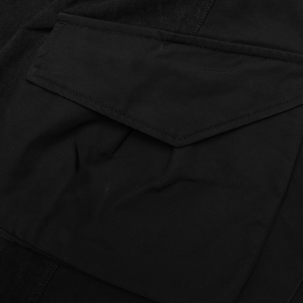 COTTON PANTS - BLACK - 3