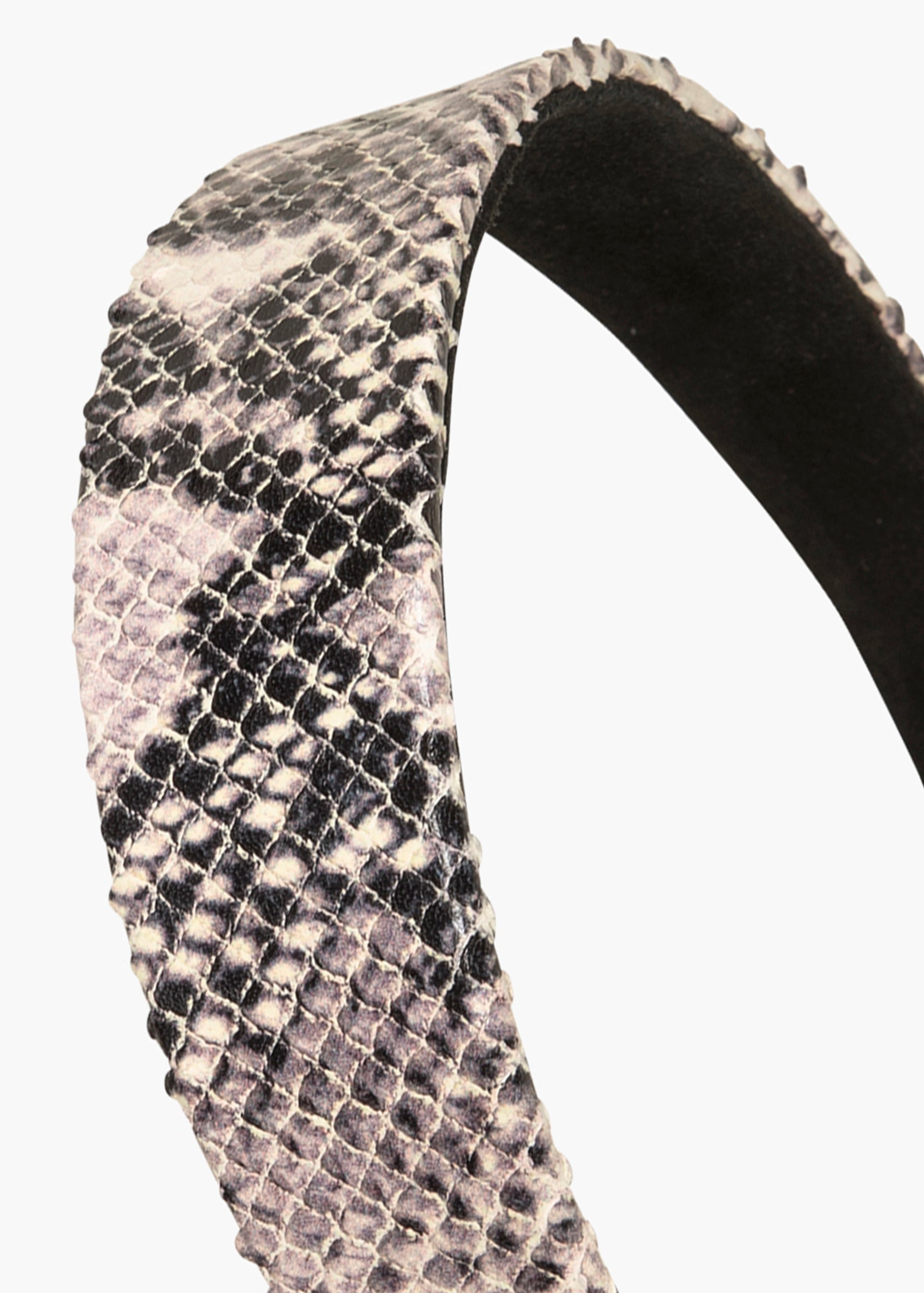 Embossed Leather Cruz Headband - 4