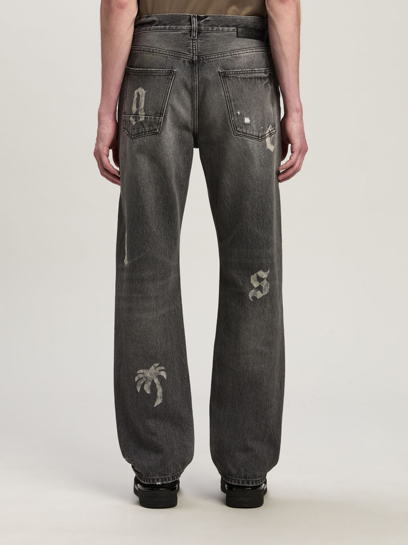 Logo Letters Jeans Loose Fit 5