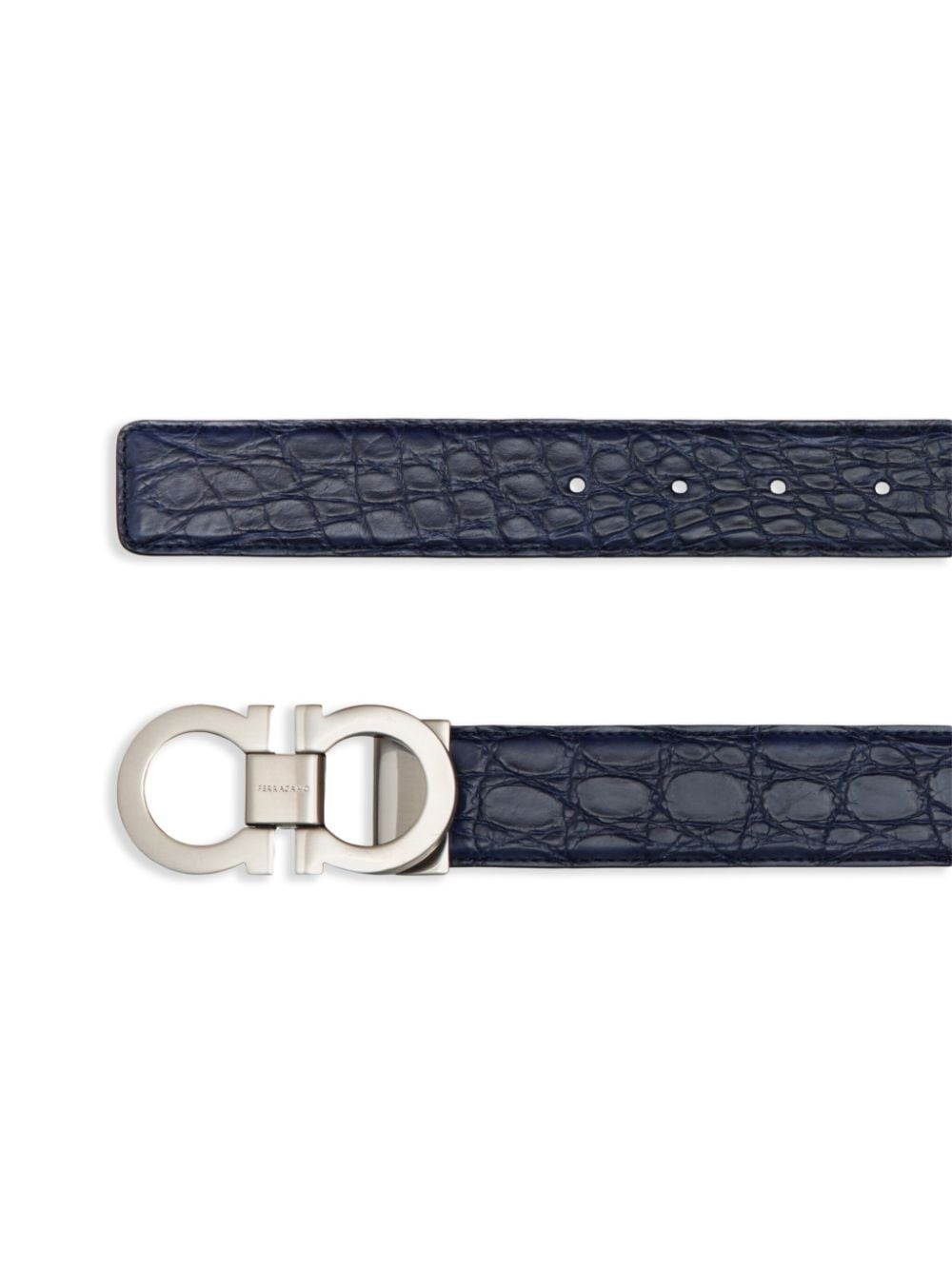 adjustable Gancini-buckle belt - 2