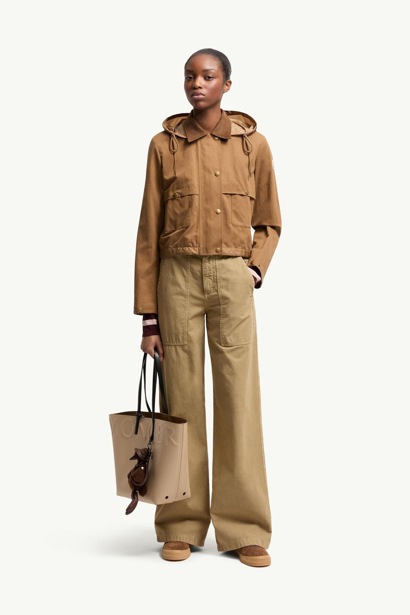 Moncler Cotton Wide Leg Pants outlook