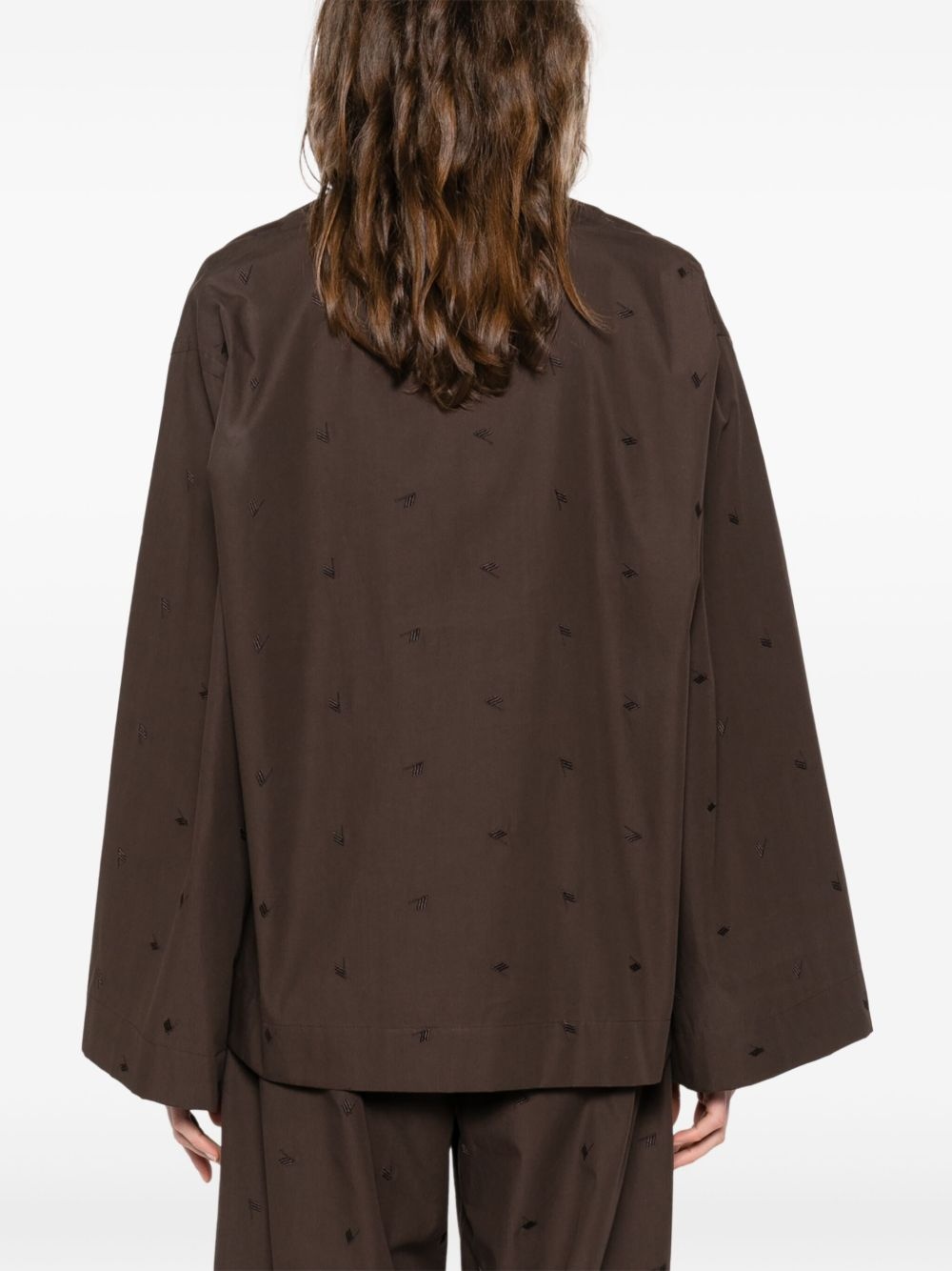 v-neck blouse - 4