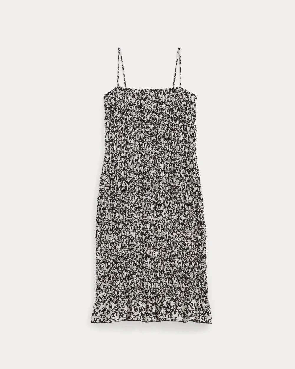 THE SMOCKED COLUMN DRESS - 1