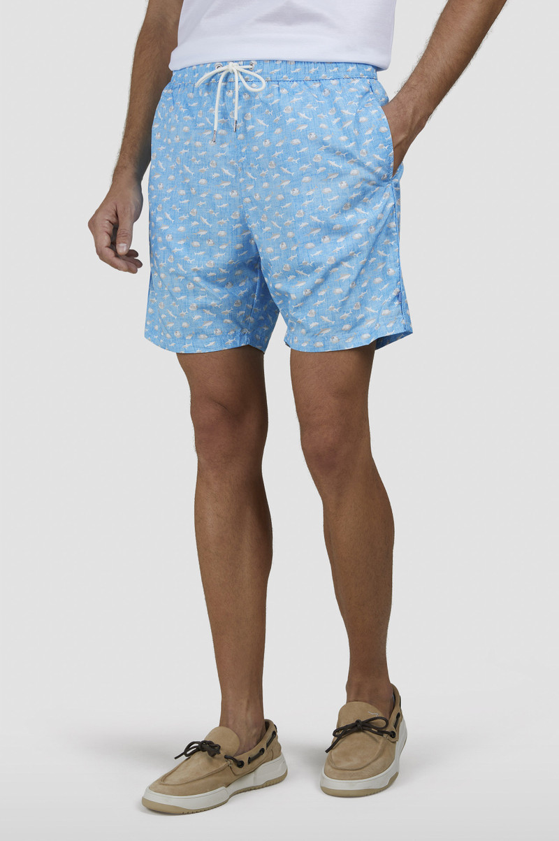 SWIM SHORTS WITH SHARK PRINT 6