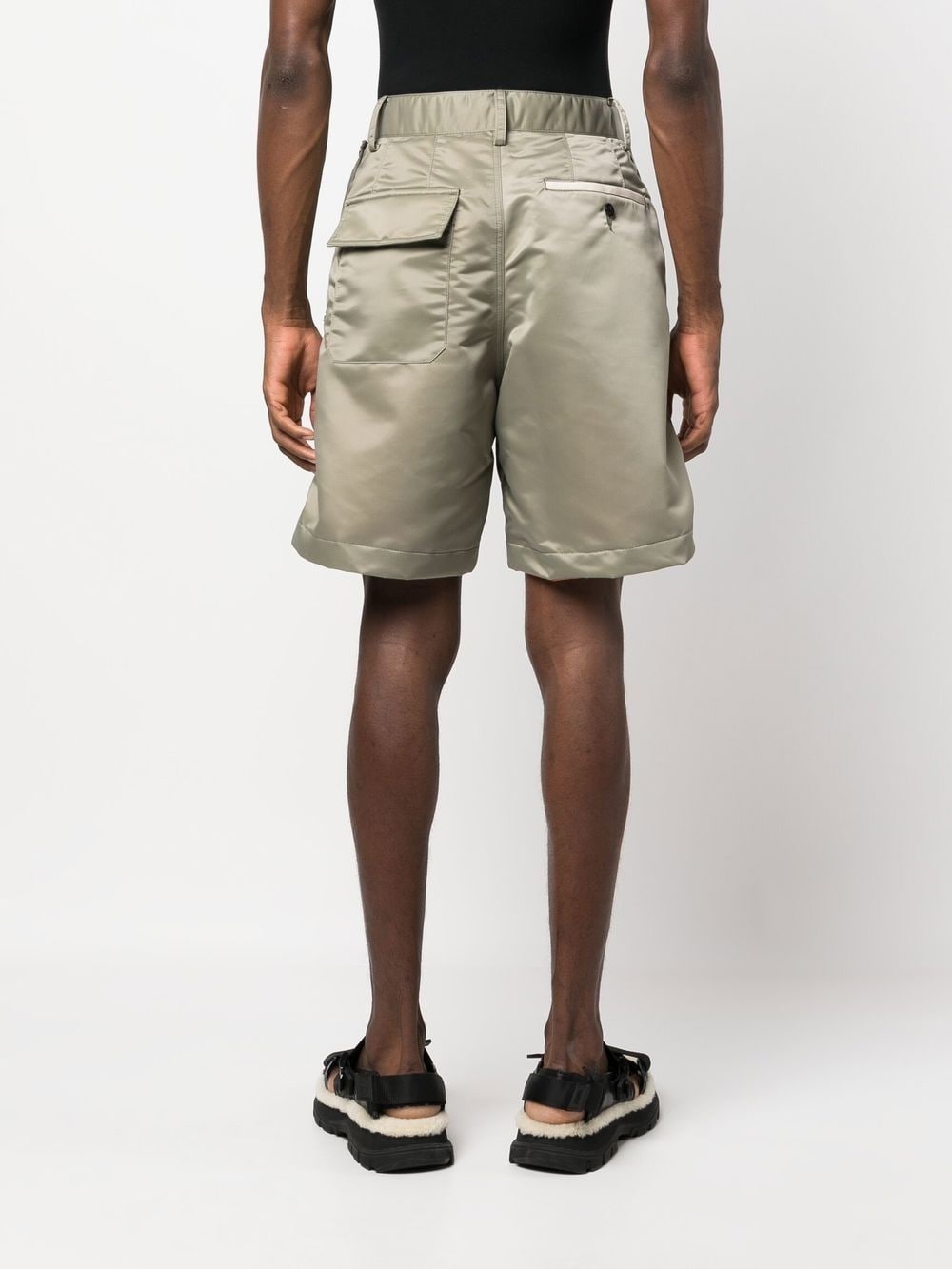 belted-waist detail shorts - 4