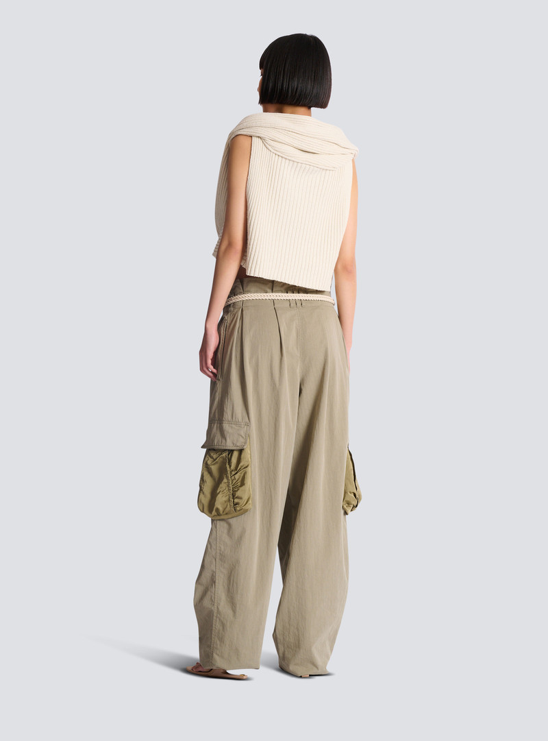 Ribbed silk knit jumper 4