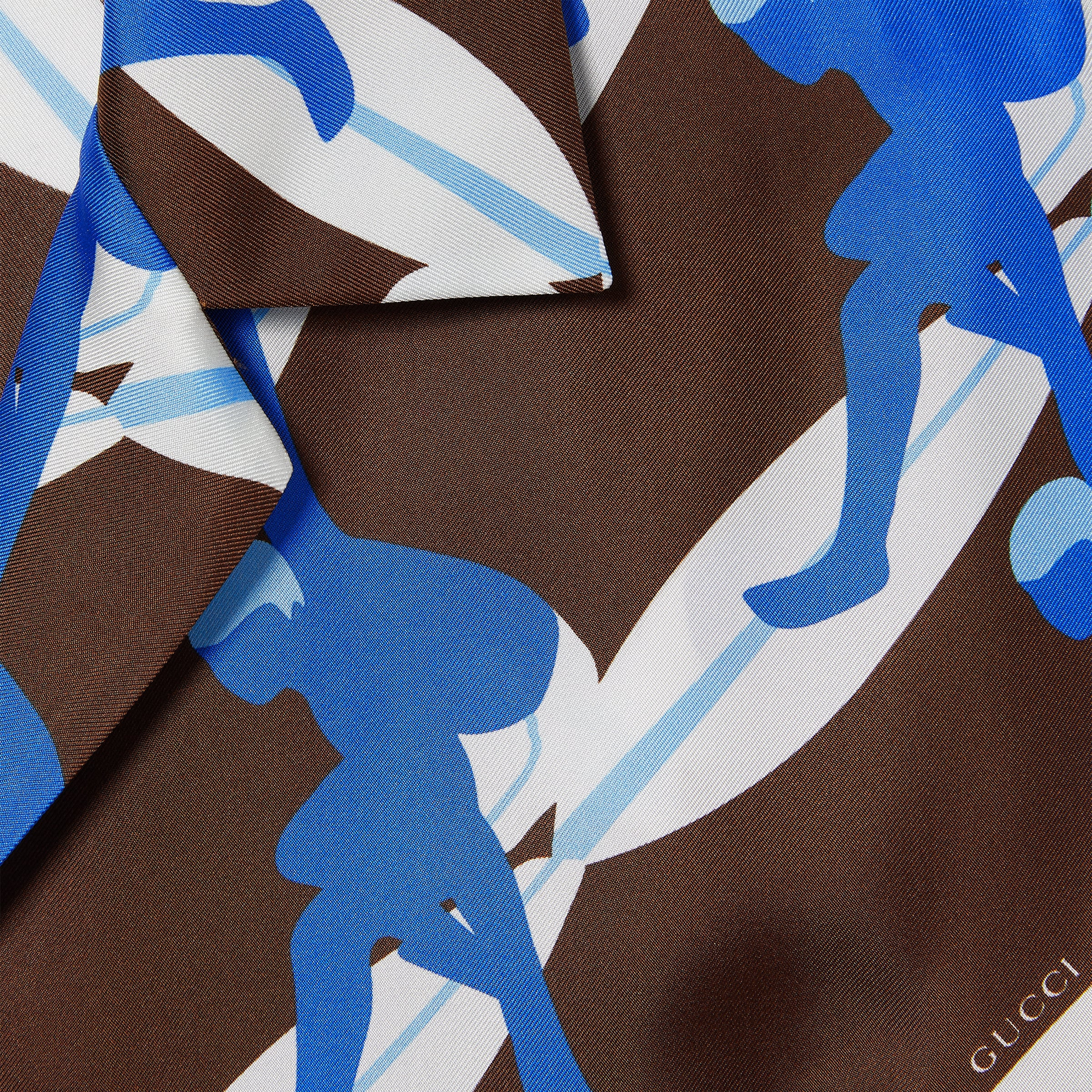 Printed silk bowling shirt - 6