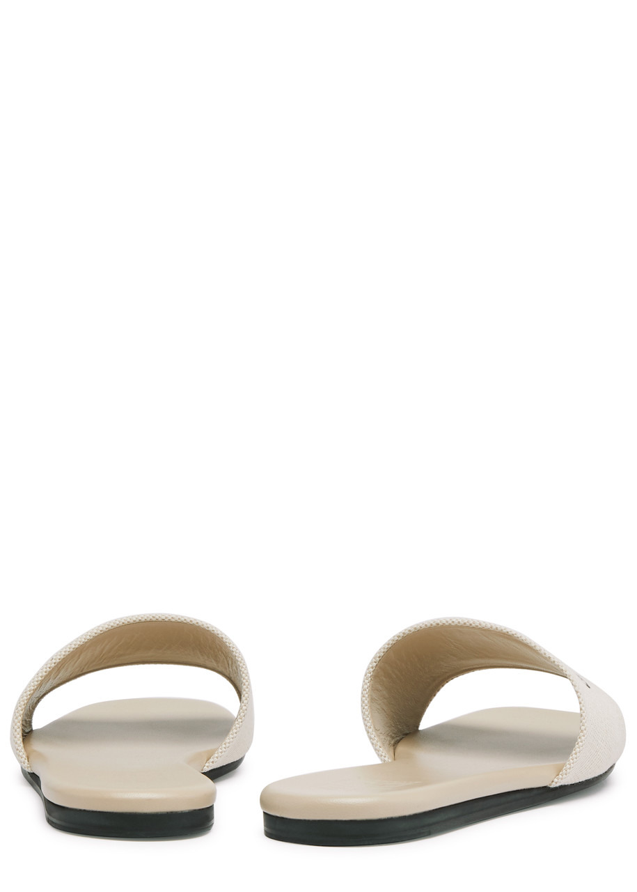 Logo-print canvas sliders - 3