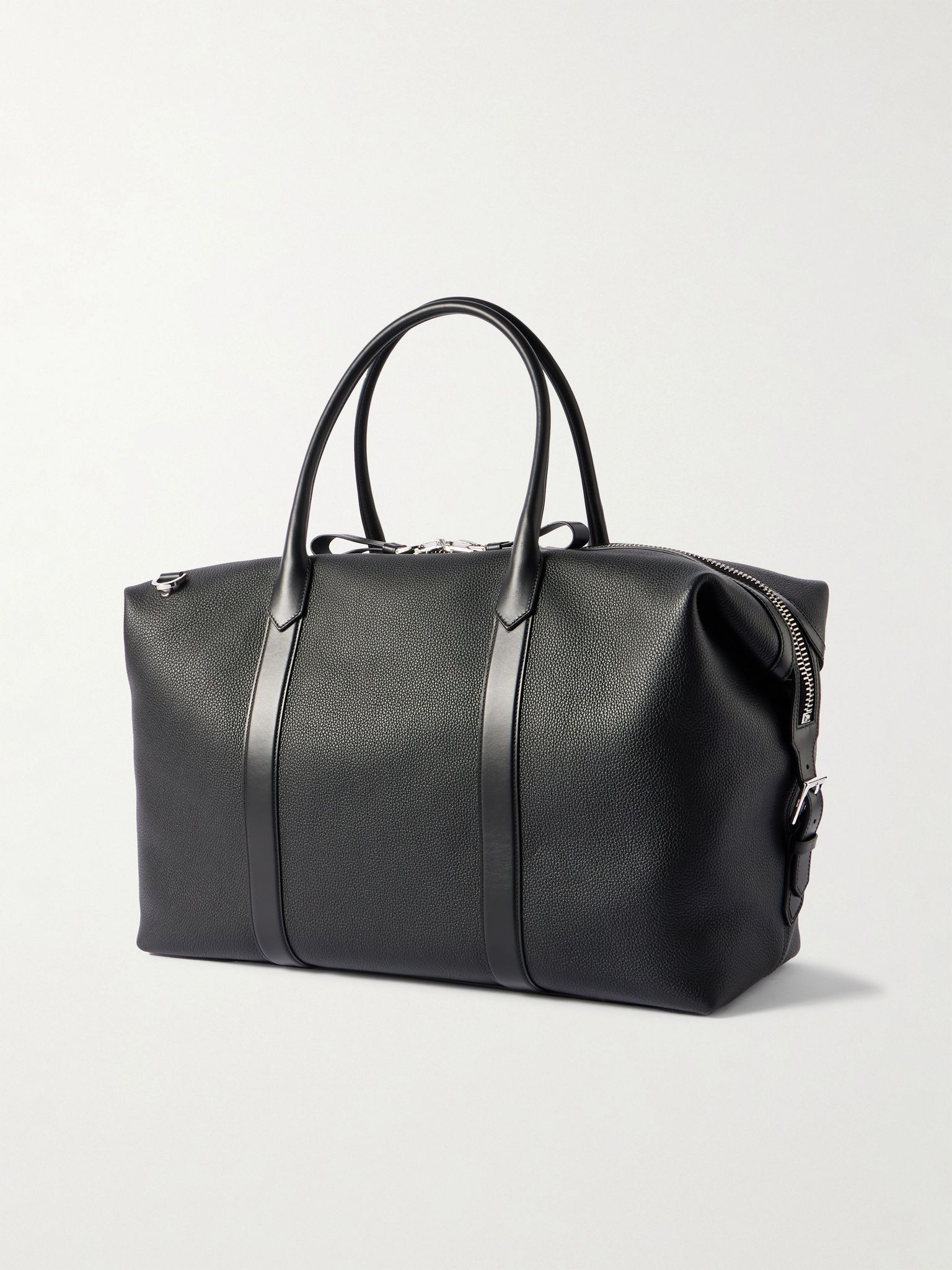 Buckley Full-Grain Leather Weekend Bag Black - 3