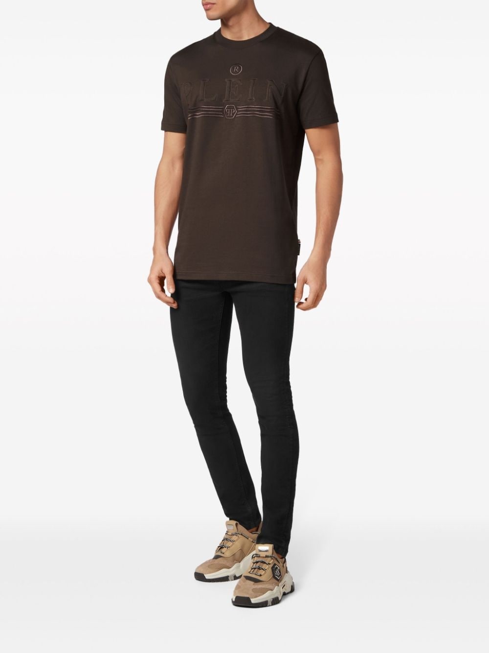 logo-print cotton T-shirt - 2