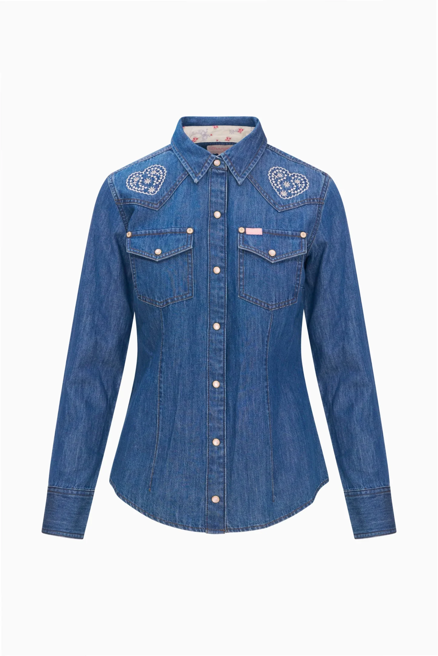 Wrangler x LoveShackFancy Western Snap Shirt - 1