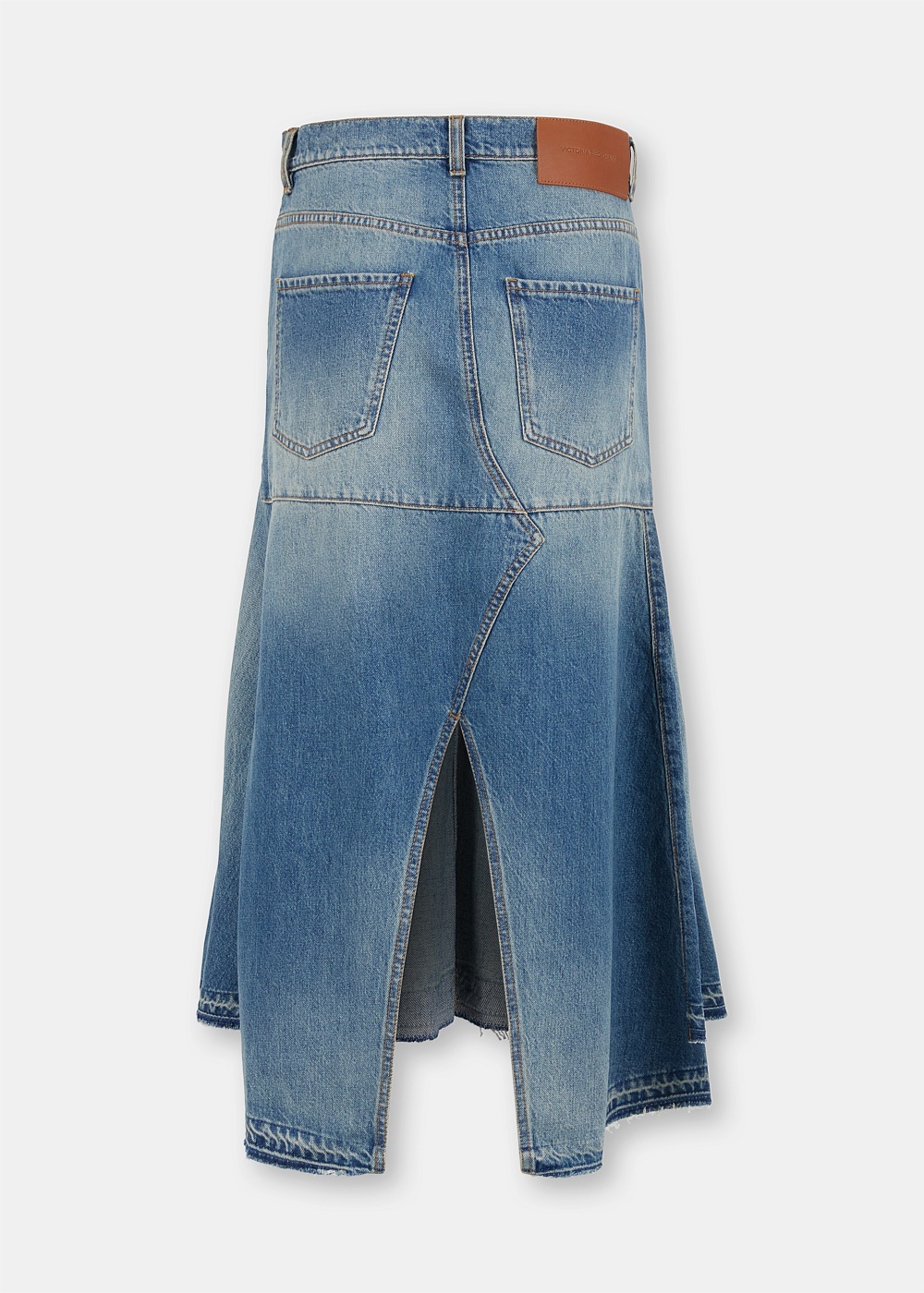 Blue Denim Skirt - 3