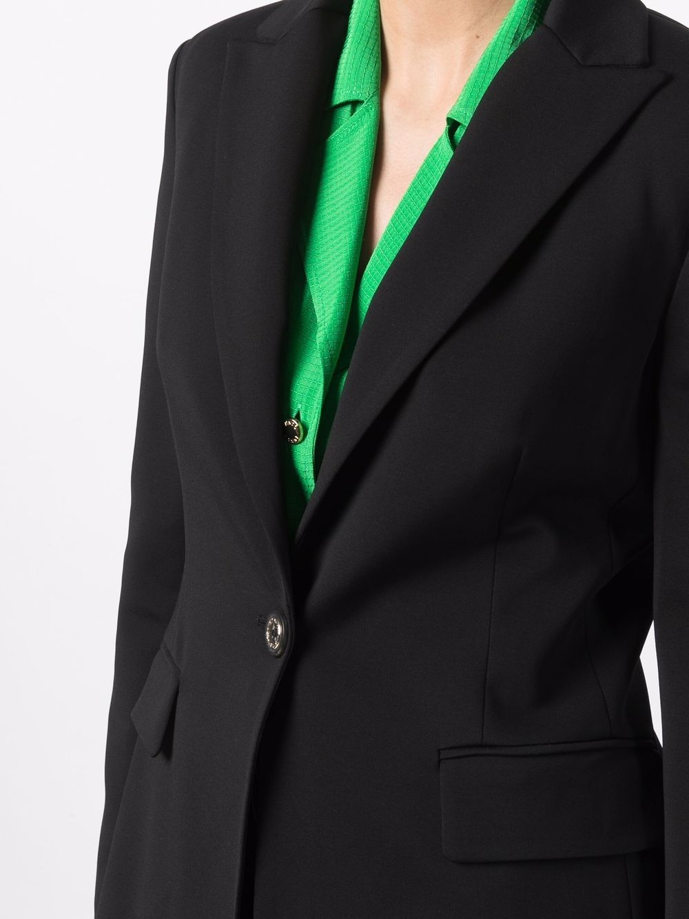 single-breasted fitted blazer - 5