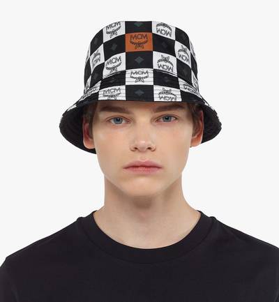 MCM Reversible Bucket Hat in Checkerboard Nylon outlook