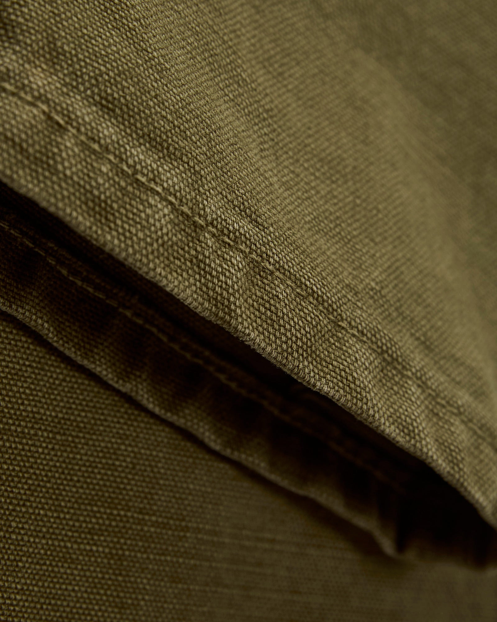 14oz Slub Workers Chino in Army - 8