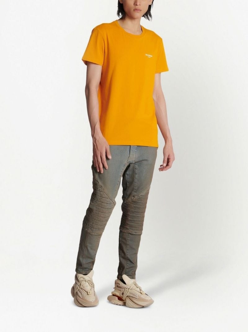 Balmain logo-print cotton T-shirt outlook