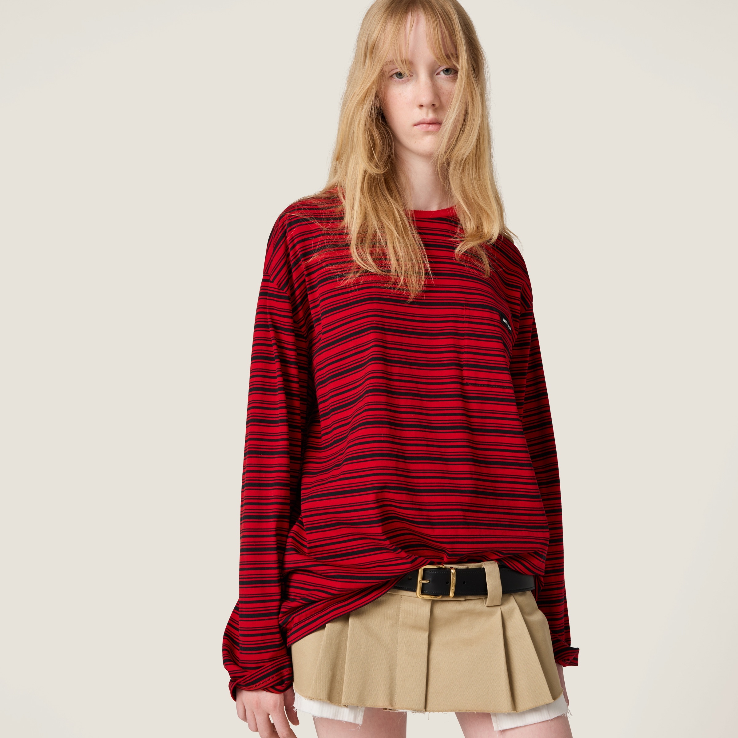 Long-sleeved cotton jersey T-shirt - 5