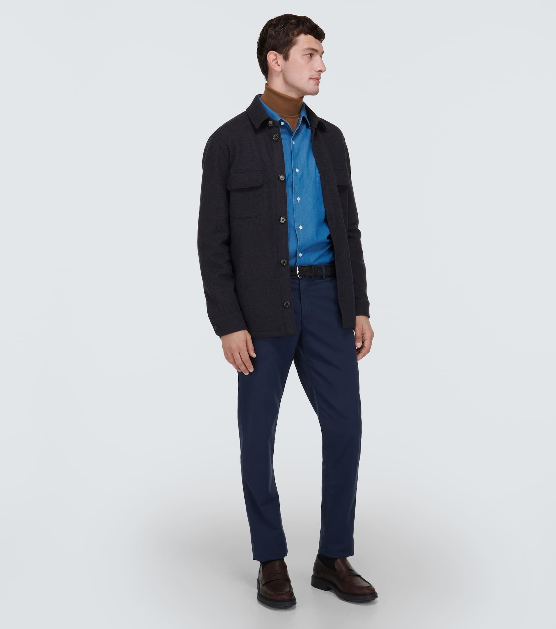 Cashmere-blend overshirt - 2