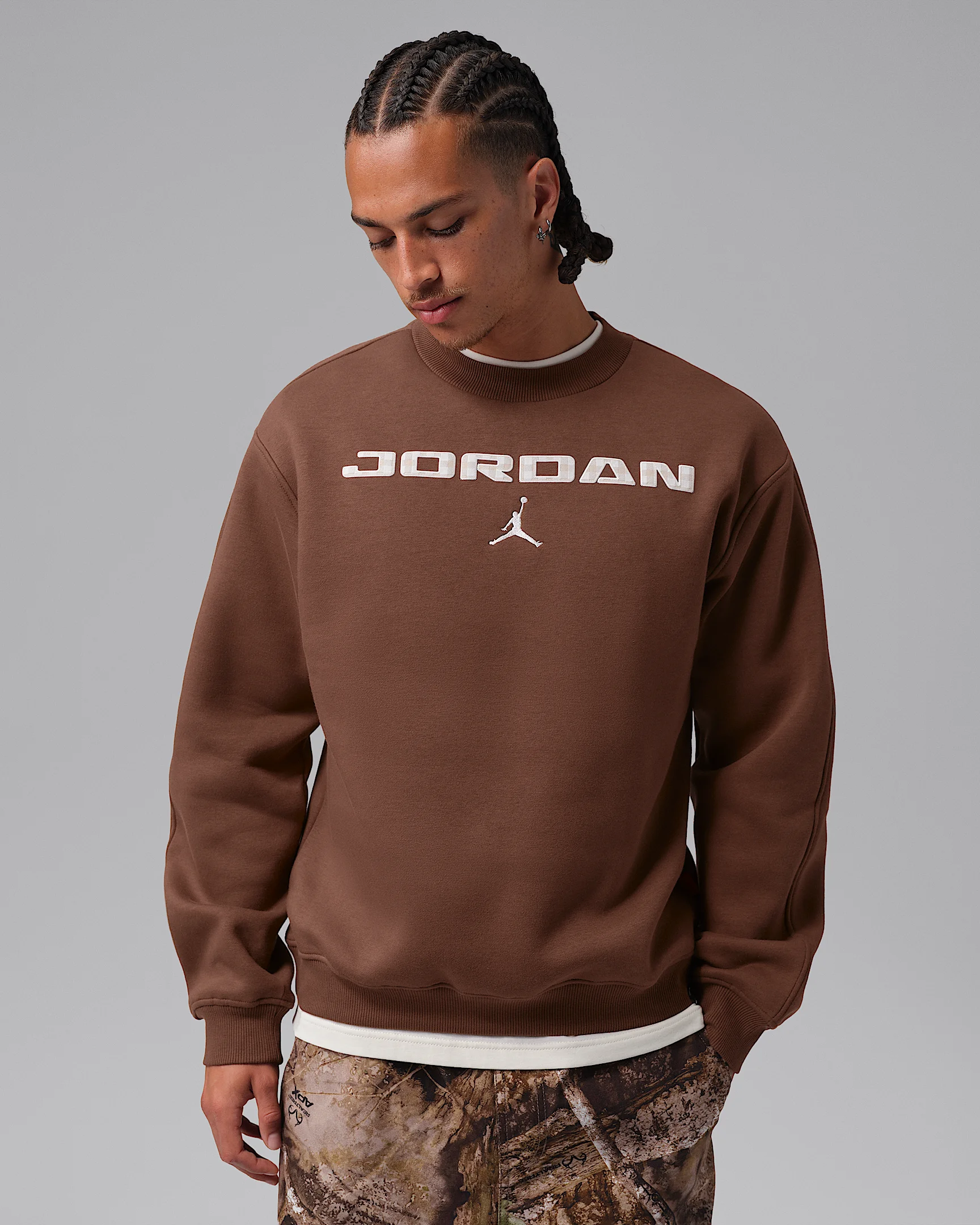 Jordan Brooklyn Men's Fleece Crew-Neck Sweatshirt - 1