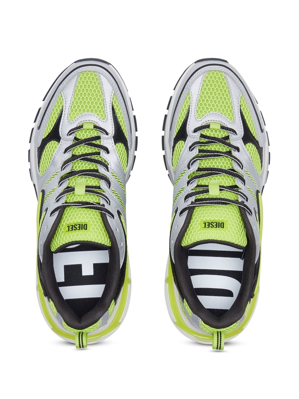panelled-design low-top sneakers - 5