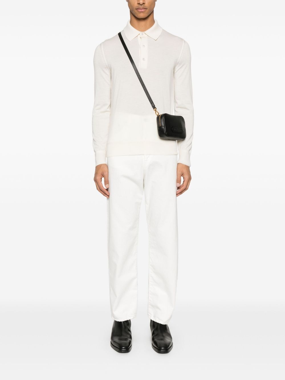 fine-knit polo shirt - 2