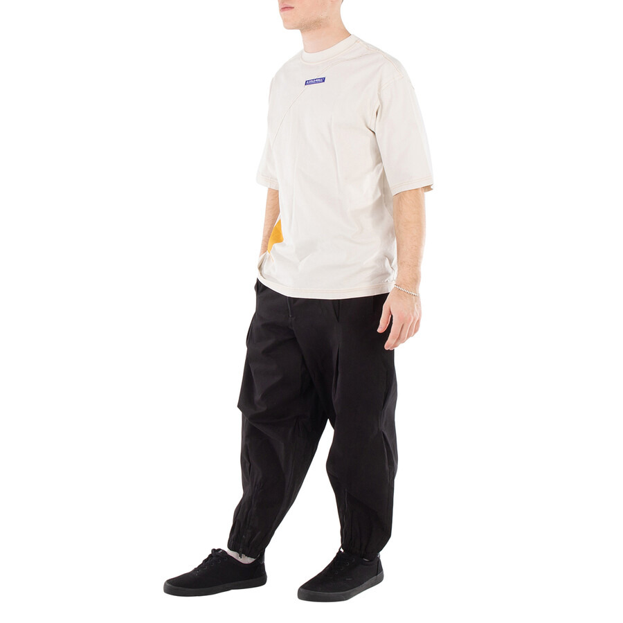 A Cold Wall Men's Beige Aspect Cotton T-Shirt - 4