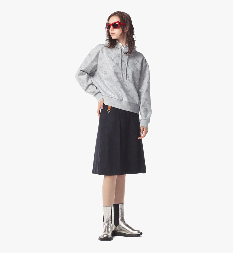 MCM Crystal Monogram Ponte Hoodie outlook