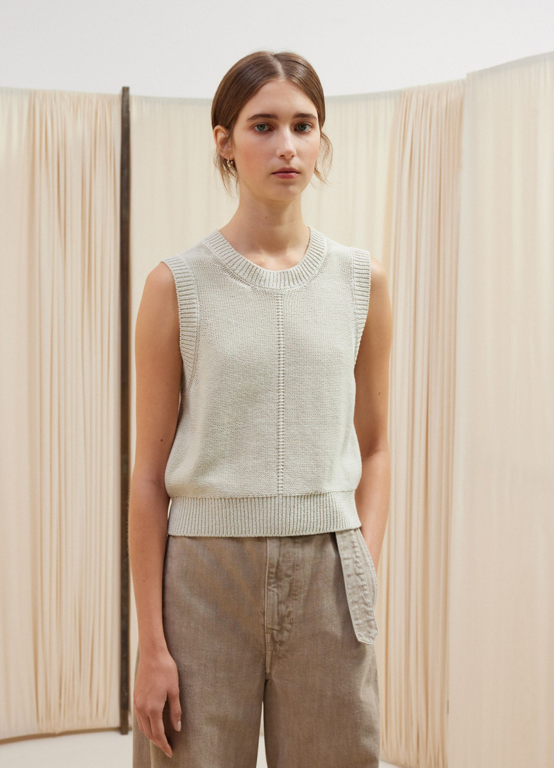Lemaire SLEEVELESS CROPPED SWEATER outlook