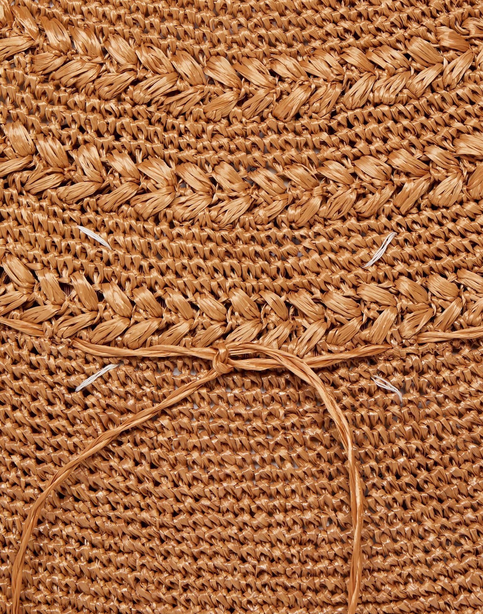 Crochet and braid wide brim bucket hat - 3