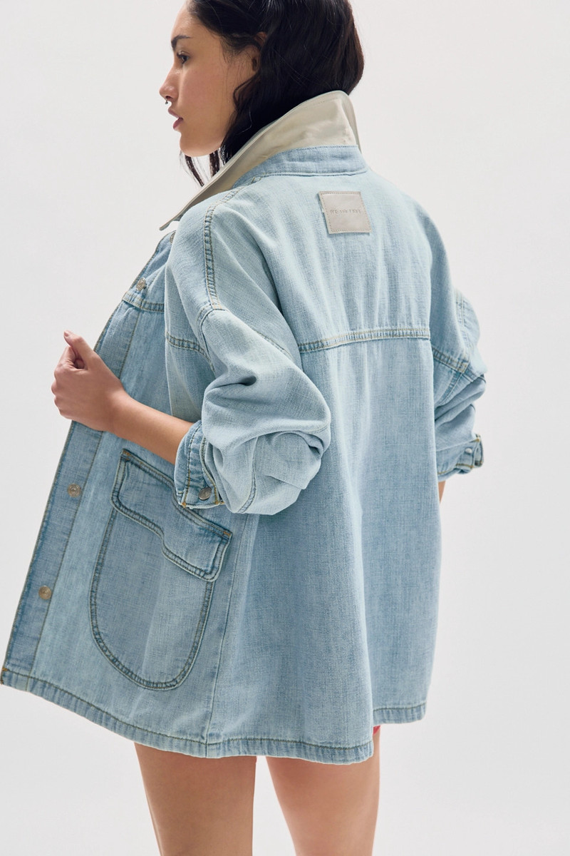 FREE PEOPLE We The Free Lemon Denim Jacket outlook